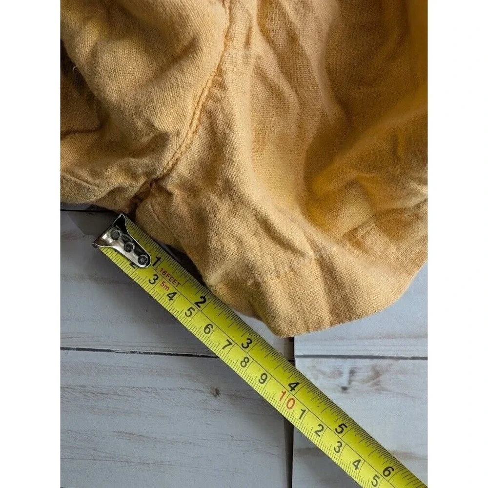 J Crew Size XL Sunshine Yellow Casual‎ Paperbag Summer Spring Boho Shorts
